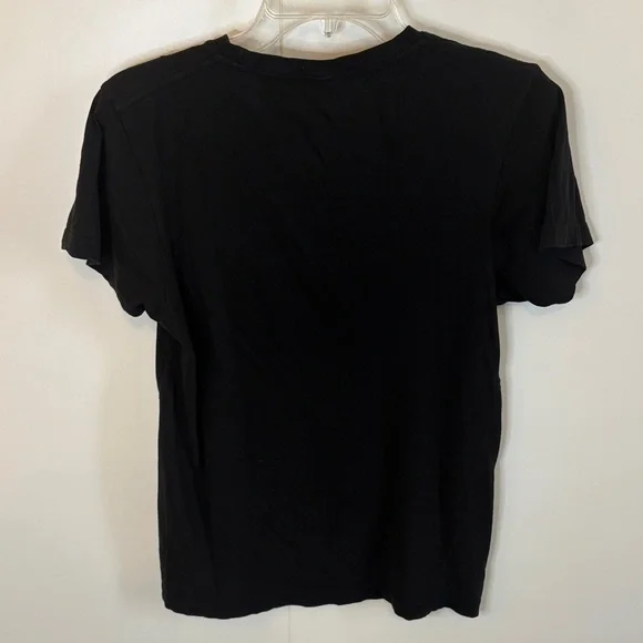 Moshi Cool Black T-Shirt with Leopard Print Lips - Picture 3 of 3